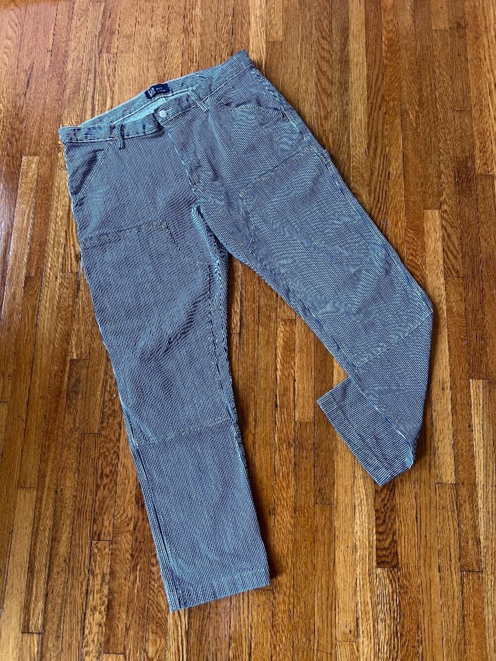 Gap Railroad Double Knee Hickory Straight Leg Carpenter Pants - Men's 34x30